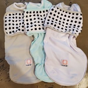 Three Nanit Swaddles 0-3 months